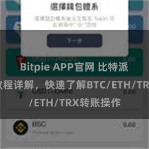 Bitpie APP官网 比特派钱包转账教程详解，快速了解BTC/ETH/TRX转账操作