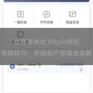 比特派地址 Bitpie钱包使用技巧：多链资产管理全攻略