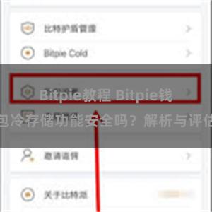 Bitpie教程 Bitpie钱包冷存储功能安全吗？解析与评估