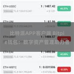 比特派APP客户端 Bitpie钱包：数字资产管理助力者