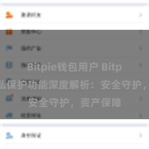 Bitpie钱包用户 Bitpie钱包隐私保护功能深度解析：安全守护，资产保障