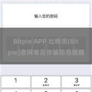 Bitpie APP 比特派(Bitpie)官网常见诈骗防范提醒