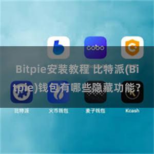 Bitpie安装教程 比特派(Bitpie)钱包有哪些隐藏功能？