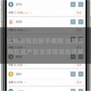 比特派钱包新手教程 比特派钱包资产安全保障措施详解