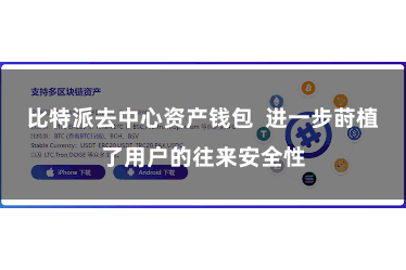 比特派去中心资产钱包  进一步莳植了用户的往来安全性